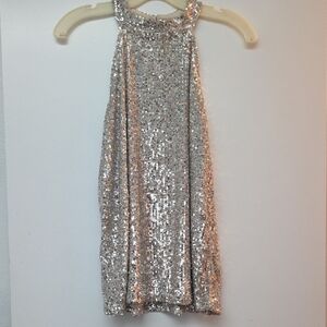 Sparkling Silver Top